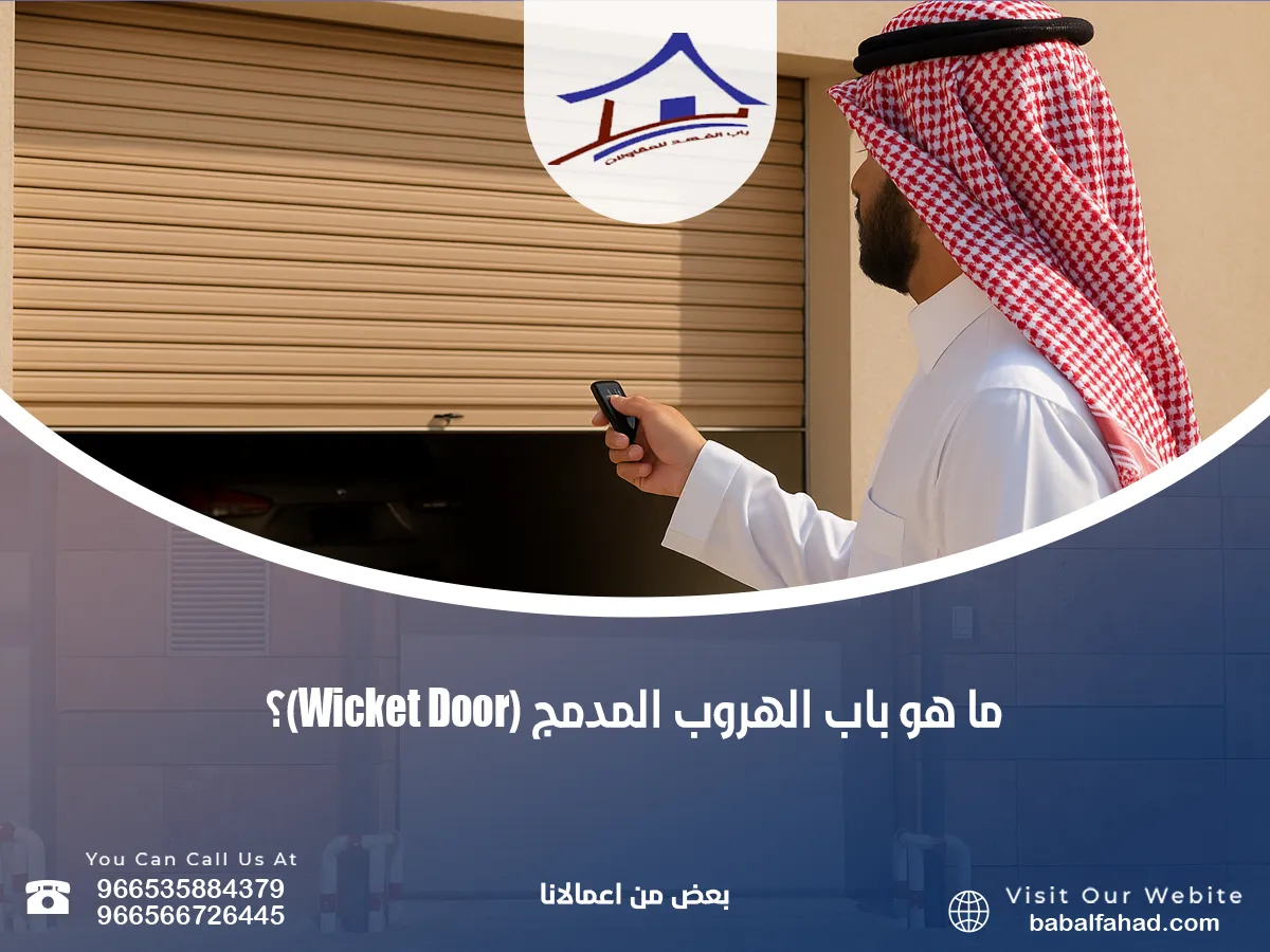 باب الهروب المدمج (Wicket Door)؟